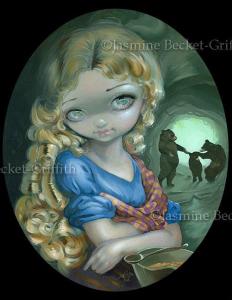 Goldilocks painting by Jasmine Beckett-Griffith